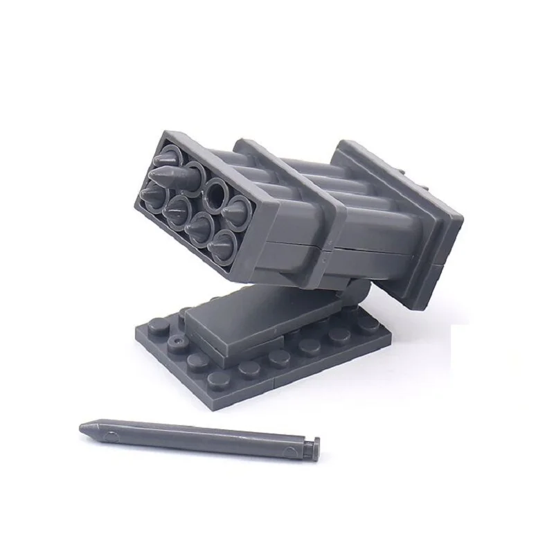 Moderno Lanciatore Missilistico Militare Soldati Polizia Swat Moc Minifig Swat Playmobil Mini Action Figures Building Block Giocattoli In Mattoni