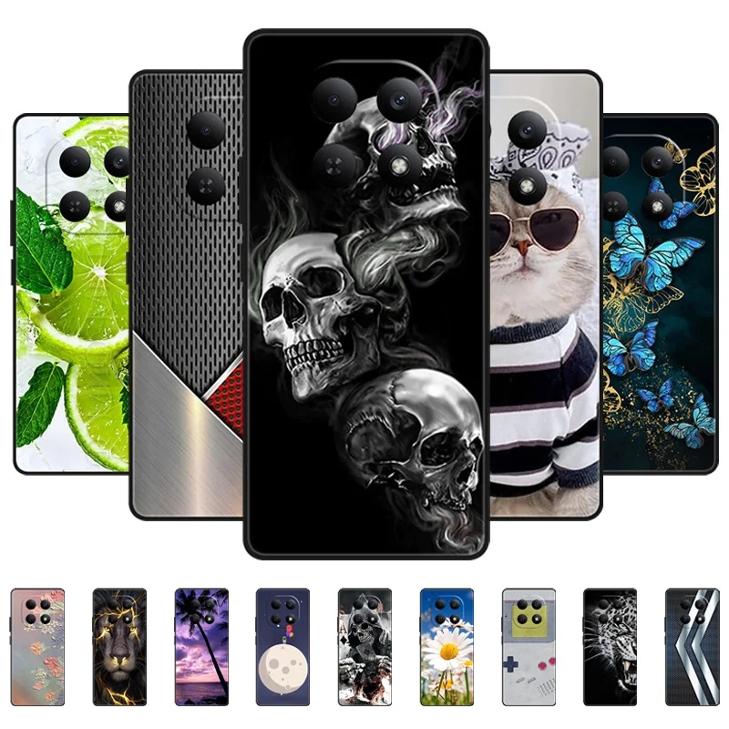 Shockproof Soft Silicone Phone Case with Camera Lens Protector