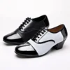 Modern Dance Shoes For Men Soft Performance Leather Breathable Social Latin Dance Square Formal Dress Jazz Dance Shoes Sneakers 6