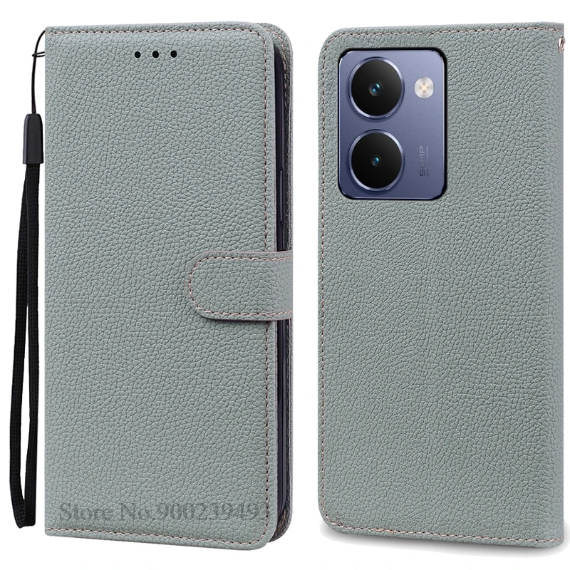 Leather Wallet Flip Case with Stand - Premium Protective Cover and Holder