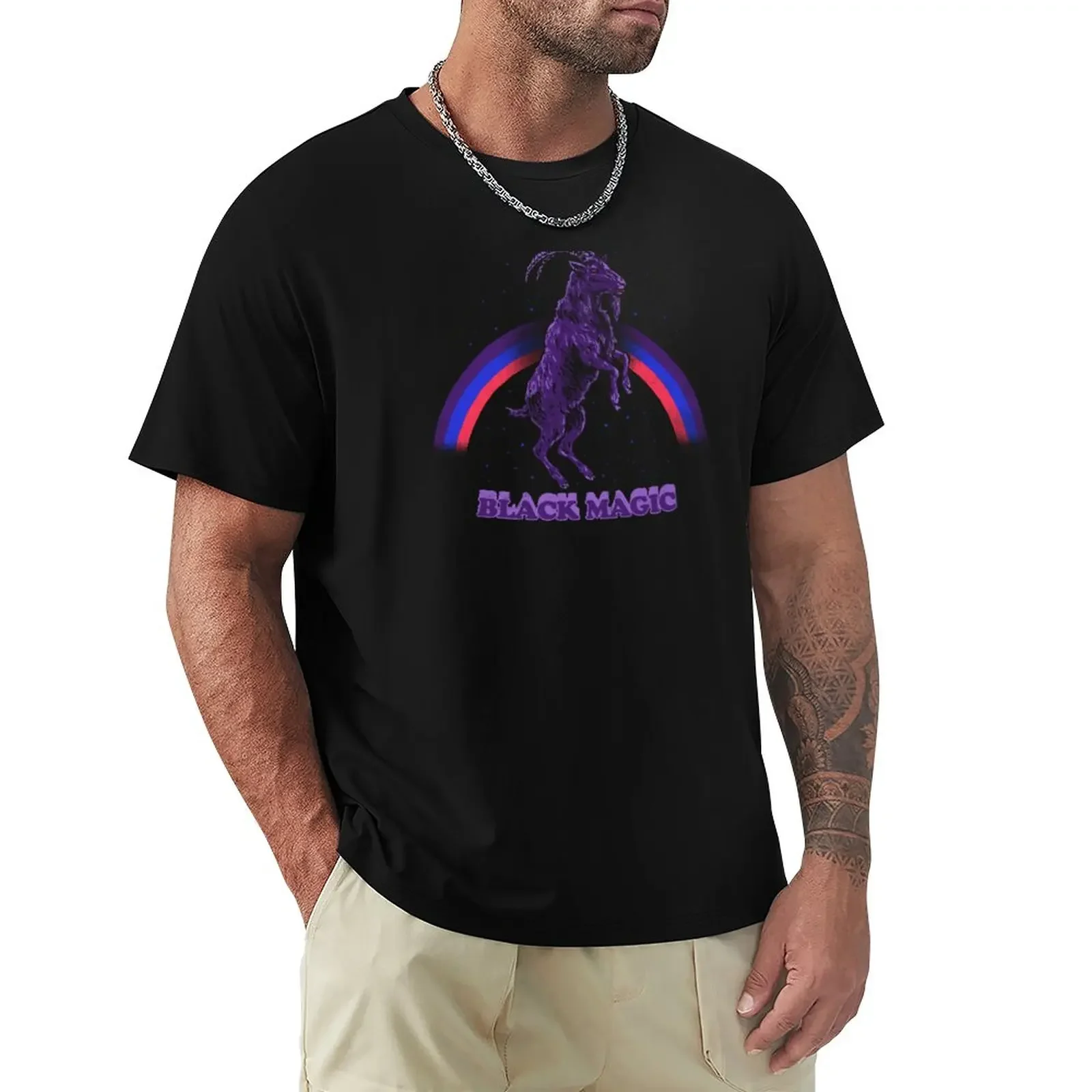 

Black Magic T-Shirt quick drying boys whites plain Men's t-shirt