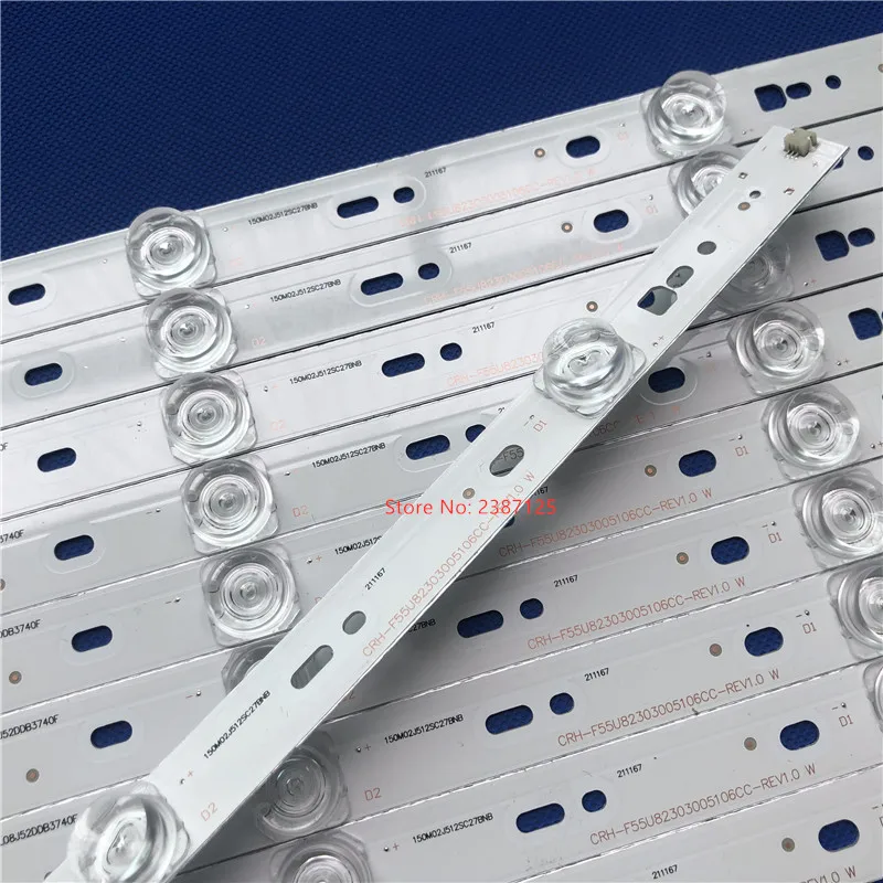 LED 백라이트 스트립, CRH-F55U82303005106CC-REV1.0 55K90 LS55AL88K20 LS55AL88K51A3 LS55AL88Z72 LS55AL88K81 LE55U6600UAX, 10 