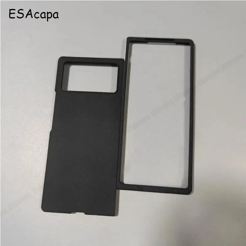 Sandstone Matte Ultra Thin Non-Slip Flip Phone Case - Hard PC Protective Bumper Back Cover