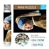 150PCS Mini Test Tube Jigsaw Puzzles The Girl with the Pearl Earring Decompression Toy Fridget Puzzle Game Family Decoration 1