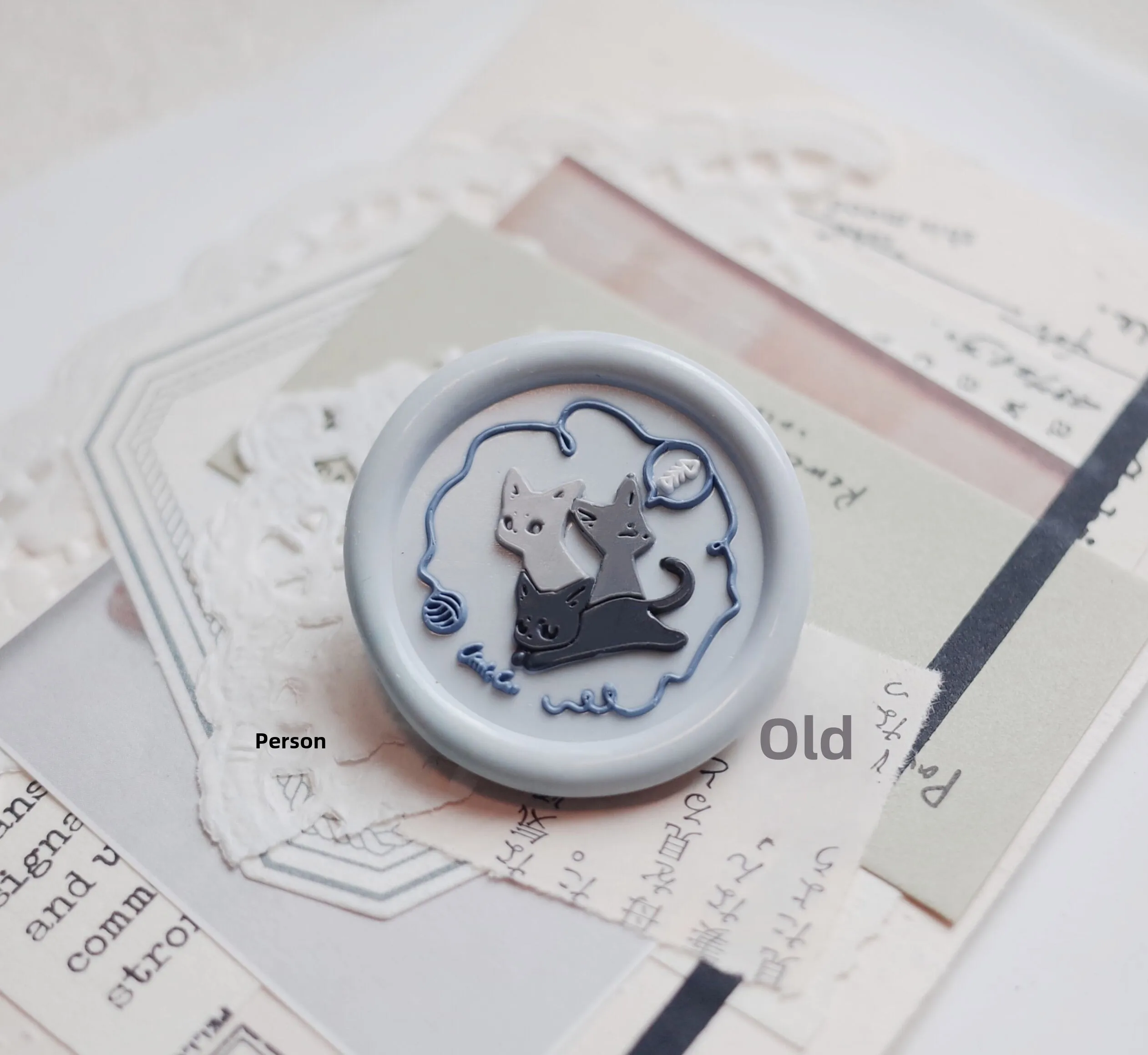 Facula Original Design   Wax Seal Stamp Cute Sle Journaling DIY Gift Envelope German Little  Stamp