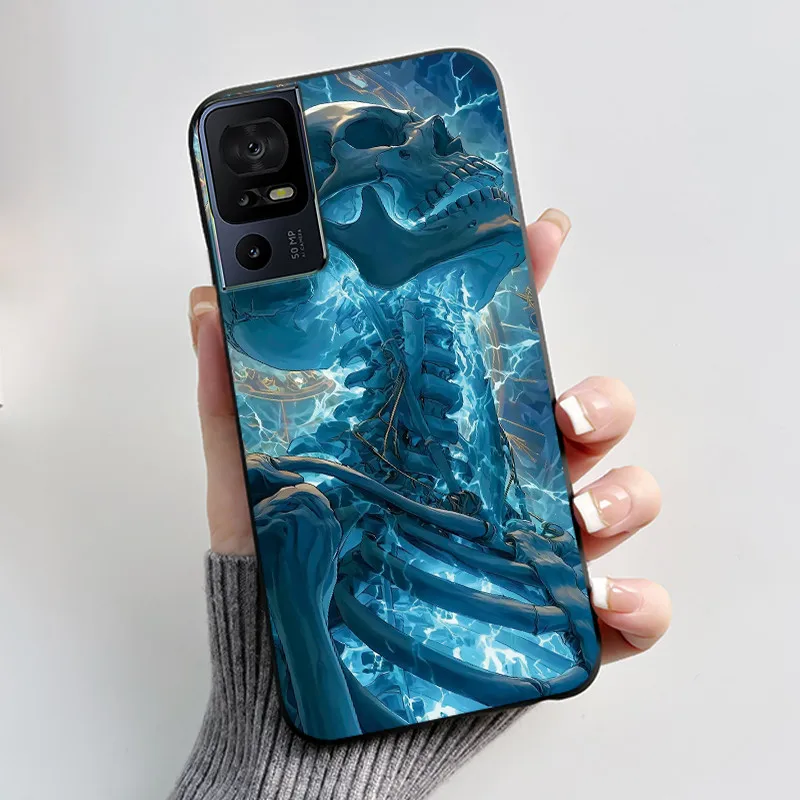 Luxury Cute Cartoon Black Soft Silicone Protective Phone Case