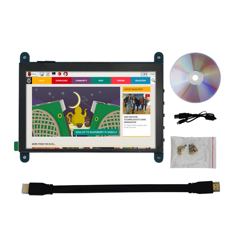 800*480 LCD HDMI ȣȯ ÷,     AIDA64 PC  Ϳ Ȧ , 5 ġ ġ ũ