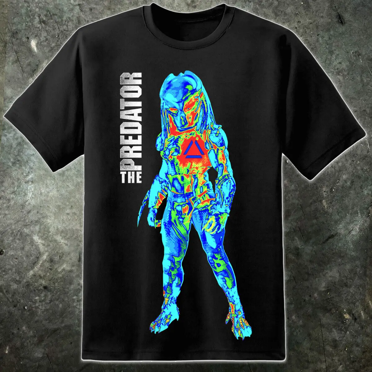 Predator Thermal Latitant Yautja Movie T Shirt Poster Arnie Nostromo Aliens Mens