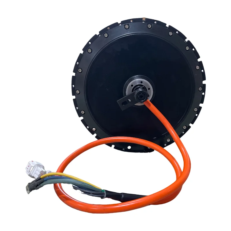 DC Motor QS273 40H V3 4000W 8000W Electric Motorcycle Hub Motor 152mm Drop-Outs