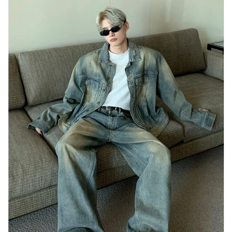 Herren Denim Weste Slim Fit - Italienische Freizeitweste Für Frühjahr