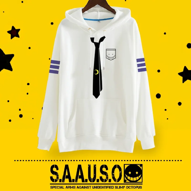

Autumn Fashion Men And Women Casual Cosplay Anime Assassination Classroom Cos Long Sleeve Printed Sweatshirts Students Hoodies