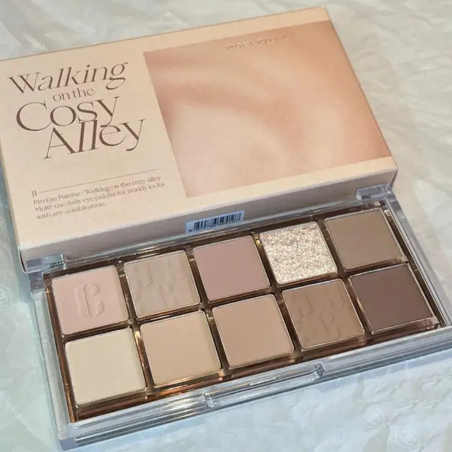 Palette Maquillage de fards à paupières en acrylique, 10 couleurs, mat, scintillant