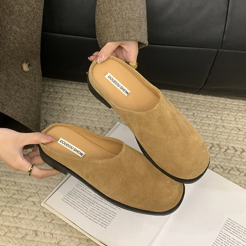 

ZOOKERLIN Summer Cowhide Women Slippers Flats Outdoor Beach Flip Flops Female Sandals Trend Brand Design Slides Shoes For Women