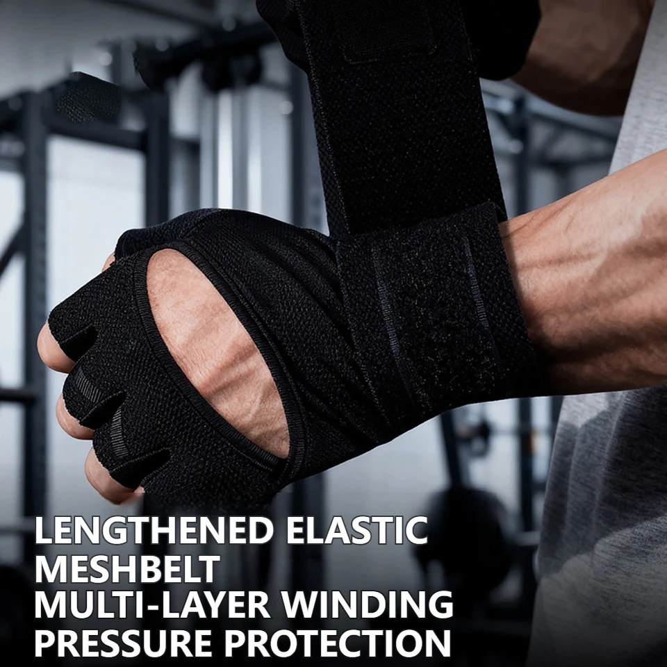 GTUBIKE New Fitness Gloves Bike Gloves Half Finger Summer Breathable Anti-slip Pad Shockproof Road Bicycle Gloves Cycling Gloves