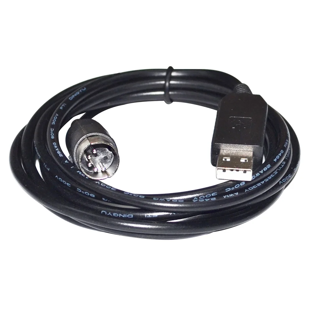 Ftdi Usb para Din Macho Macho Conector Cabo Ft232rl 5pin Adaptador Macho Comunicação Rs232 - Imagem 6