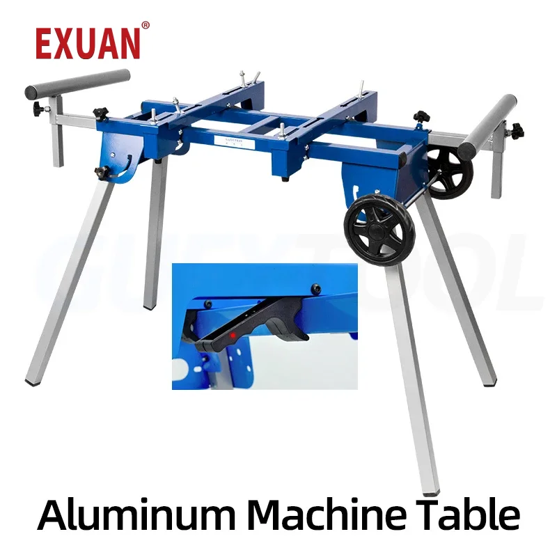 

Multifunctional Woodworking Benches Portable Aluminum Machine Herringbone Saw Cutting Bracket Woodworking Table Mobile Bracket