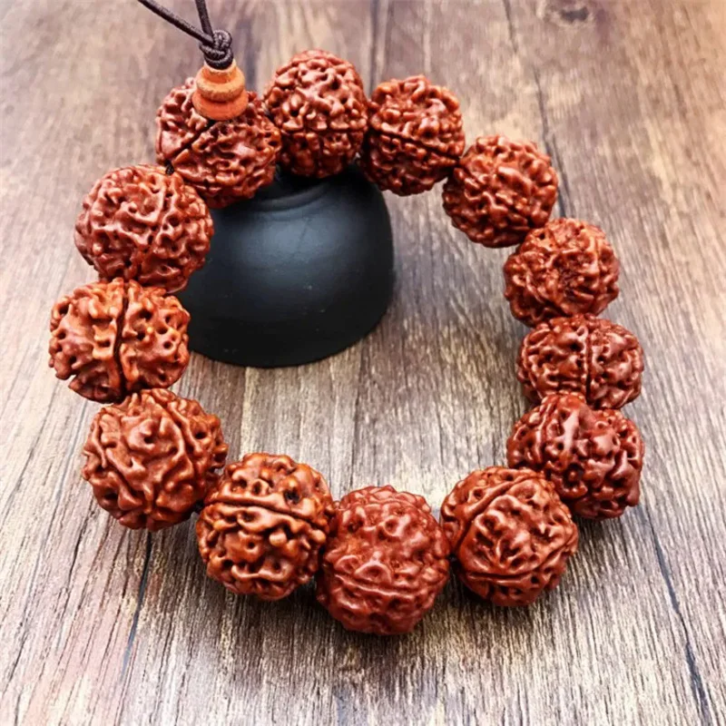 

Nepal King Kong Bodhi 5 Flap Red Skin Flesh Quality Literary Play Boutique Buddha Bead Bracelet Male Female Retro Couple Gift