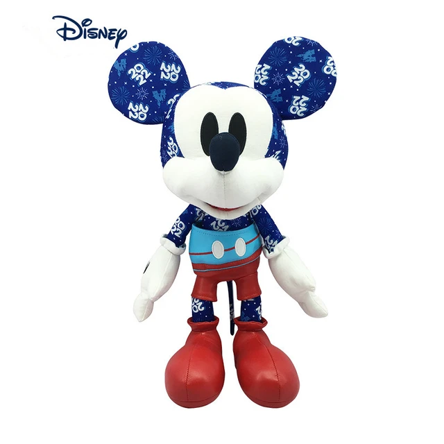 Doudou Peluche Mickey Déguisé Père Noël Disney Disneyland Paris 30 cm