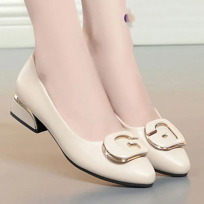 Cresfimix Sapatos Feminas 여성용 귀여운 스위트 라이트 무게추 블랙 크리스탈 스퀘어 힐 신발, 레이디 패션 컴포트 펌프, A1550