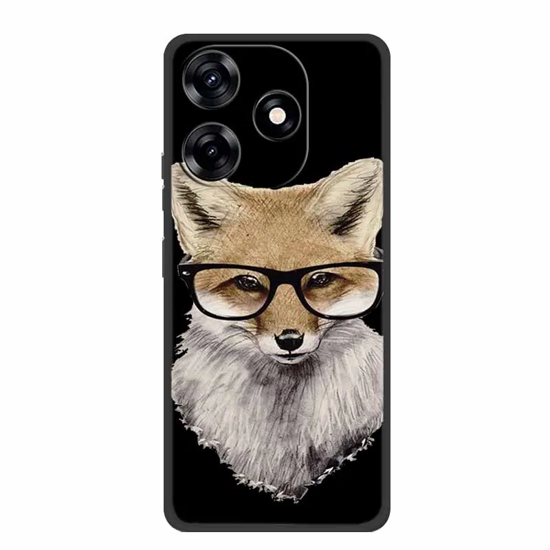 Premium Black Silicone Soft Phone Case - 6.6 Protective Back Cover Shell
