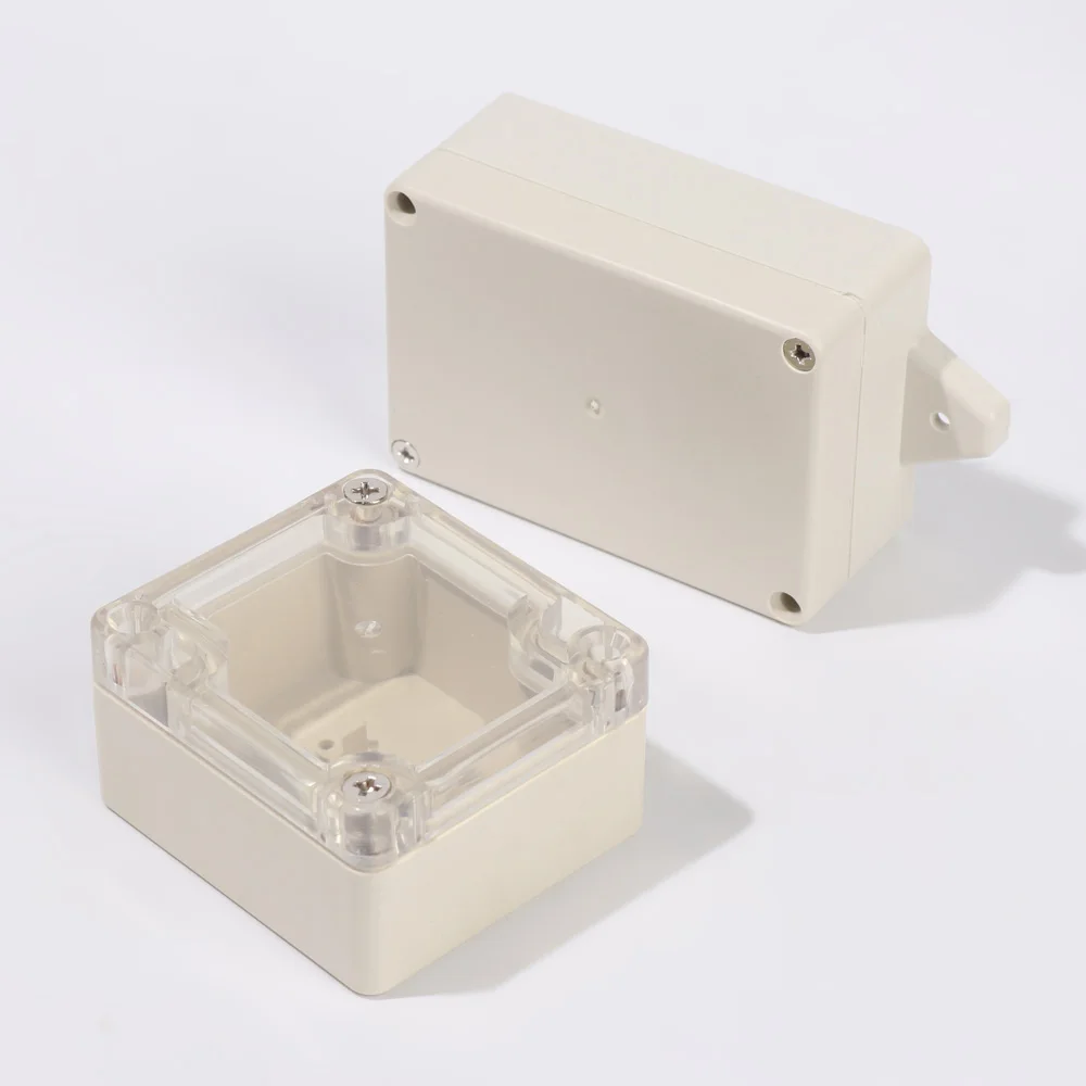 Plastic Junction Box Instrument Housing Case Waterproof Electrical Project Boxes Transparent Cover High Quality Tool Accessories