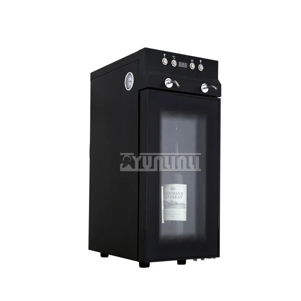 Commercial Fresh Wine Dispenser Machine Two Bottle Cooler Chiller Wine Constant Temperature Dispenser