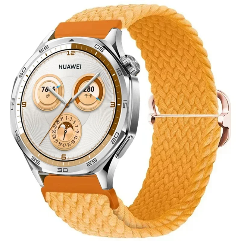 Nylon Braided Elastic Wristband - 22mm/20mm Adjustable Strap