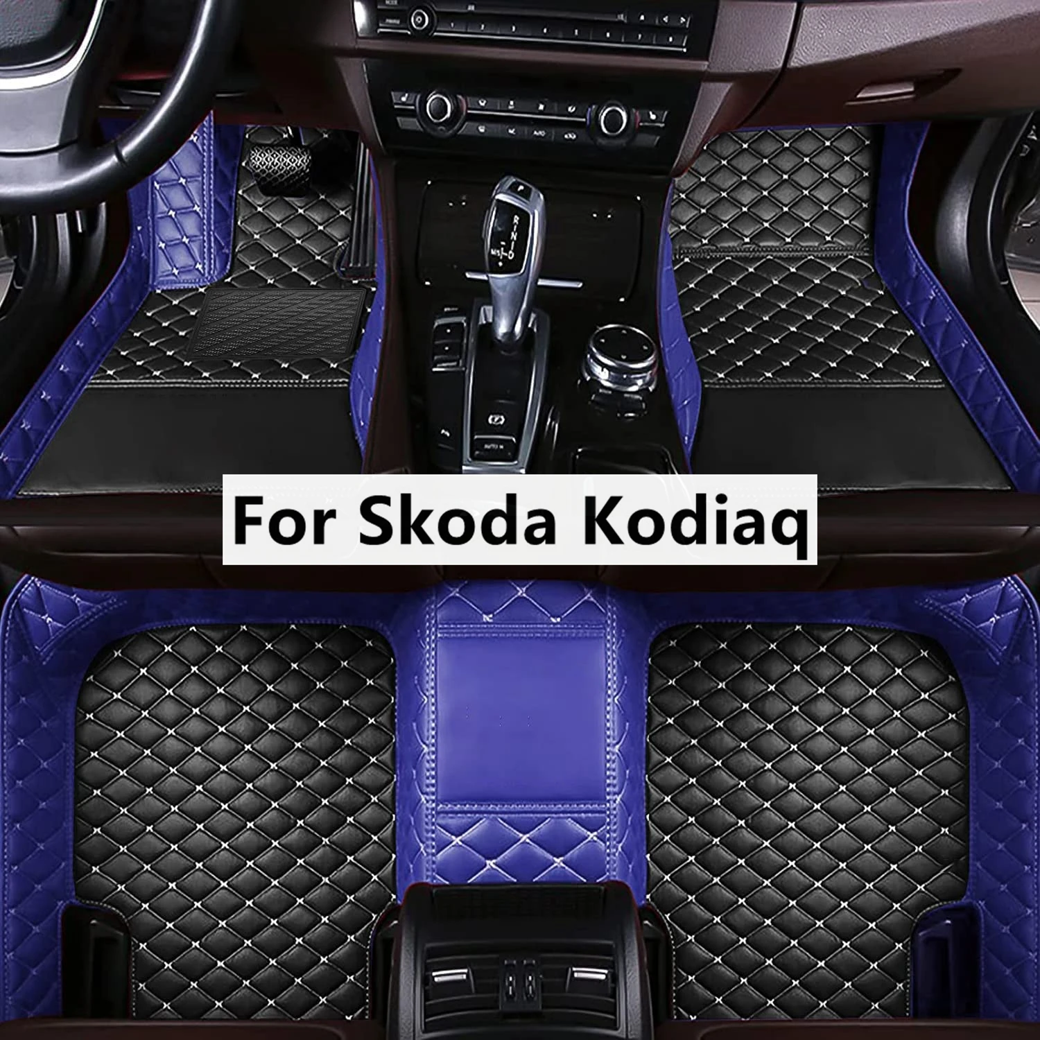 

Custom Car Floor Mats For Skoda Kodiaq Foot Coche Accessories Carpets