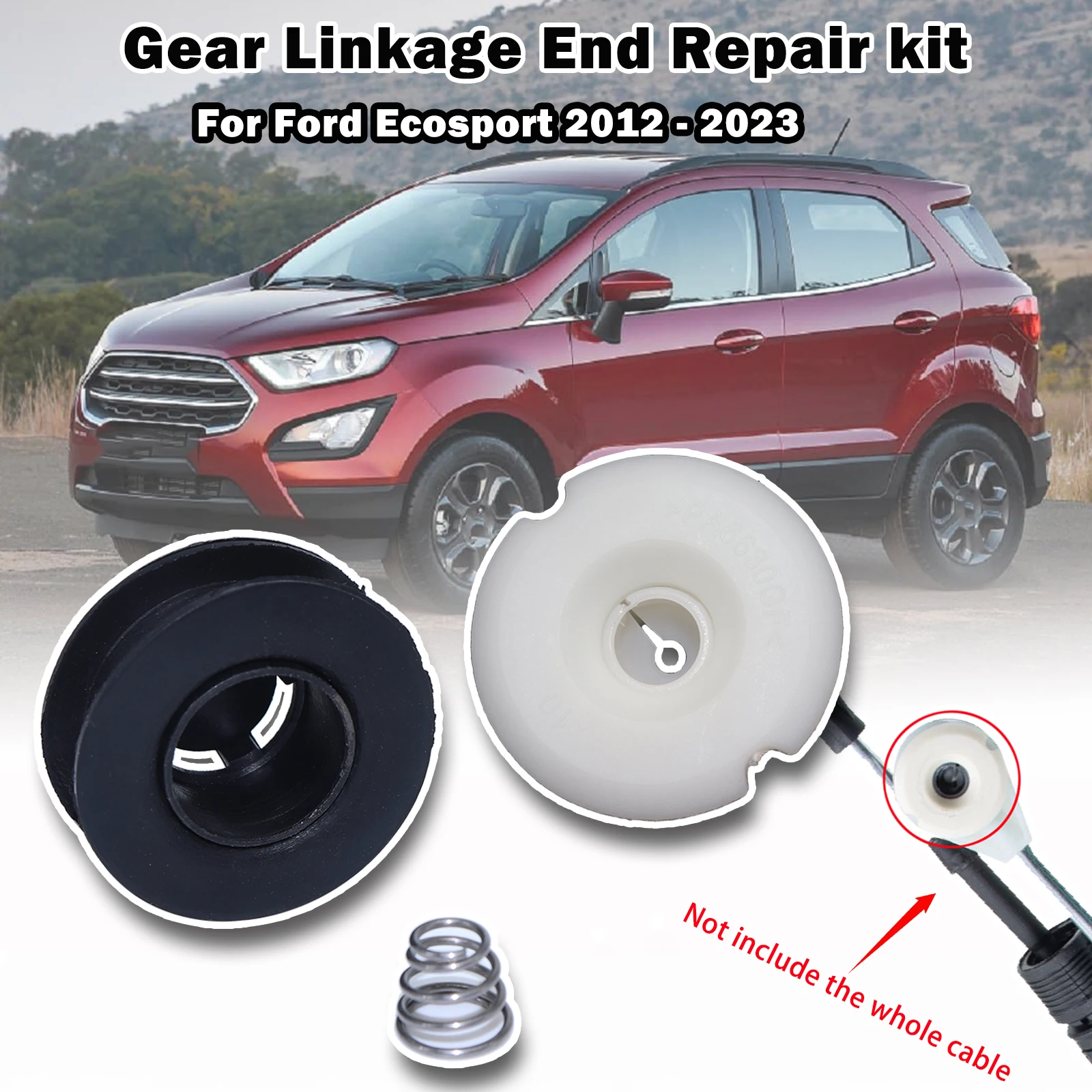For Ford Ecosport Fiesta MK6 MK7 5 Speed Control Cable Linkage And Bushing Repair Kit Spare Parts Shifting Issue Fix 2012 -