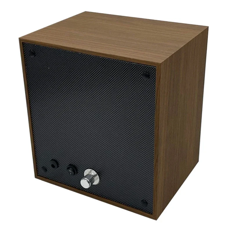Luxury Automatic Watch Winder Box with LED Ambient Light, Black Walnut Wood Finish Mech... - SKU LAWW1511 - UGI Packaging