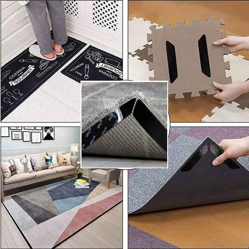 8/16pcs Non-slip Carpet Stickers Double-sided Reusable Self-Adhesive carpet anti slip stickers,anti slip stickers,carpet anti slip sticker