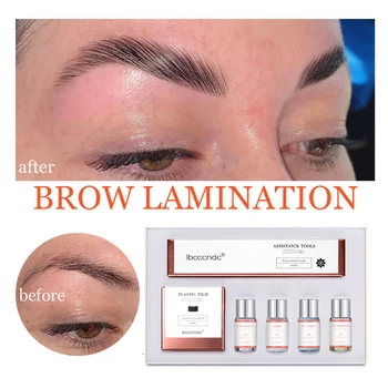 Pro Brow Lift Perming Eyebrow Lifting Brow Lamination Kit with Cling Film Nutrition Keratin Perming Lotion for Home Use 1