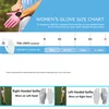 2 Pcs Cabretta Leather Golf Gloves Women with Bling Ball Marker Extra Grip Left Right Hand Pink Fit Ladies Girls Golfer 6