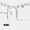 H6mm Ultra Thin Magnetic Track Light System 48V Living Room Ceiling Mount LED Ceiling Magnet Rail Lamp Spotlight Chandelier 5