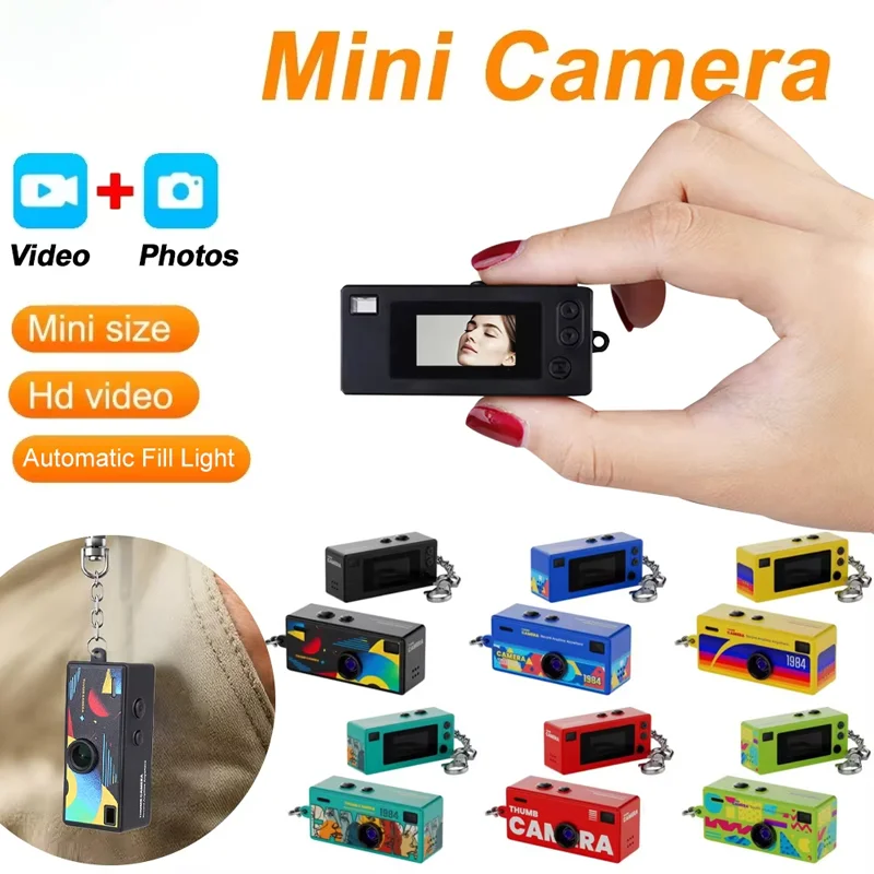 Mini Telecamera G6, Videocamera Tascabile per Studenti, Action Cam per Sport all'Aperto per Bambini, Videocamera Portatile per Foto e Video