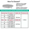 Plain Color Stretch Sofa Seat Cushion Cover For Living Room Elastic Furniture Protector Couch Chaise Longue Sofa Seat Slipcover 5