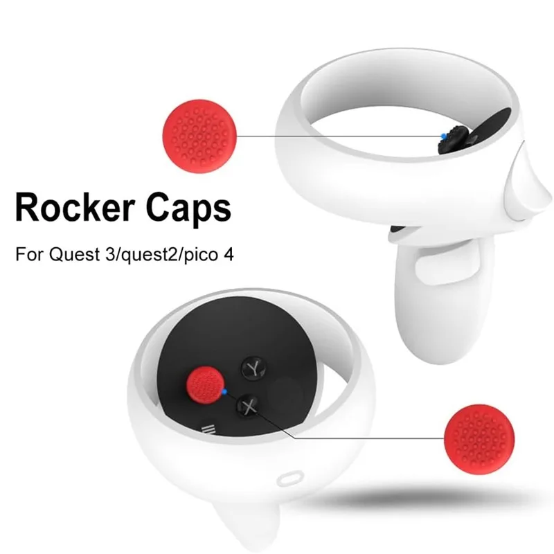 Silicone Controller Grip Joystick Protectors and Rocker Caps