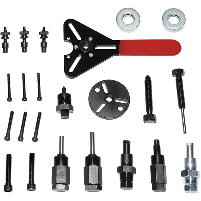  KIMISS AC Clutch Holding Tool, 23 pcs A/C Deluxe