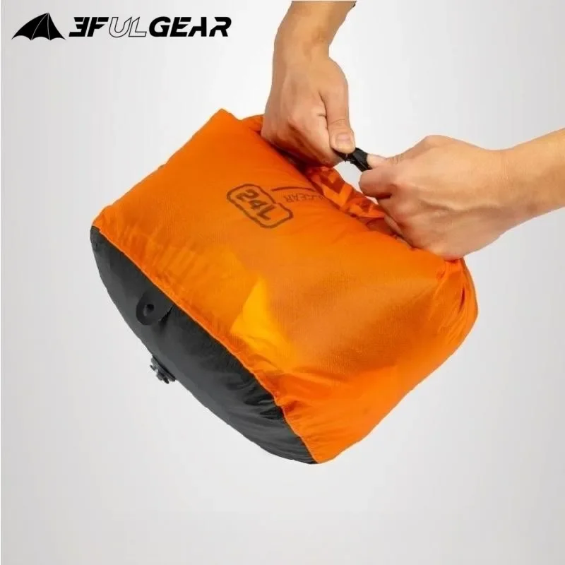 3F UL GEAR 방수 드라이 백(에어 밸브 포함) 12L 24L 36L 드리프팅, 수영, 캠핑, 야외 활동을 위한 휴대용 배기 보관 가방
