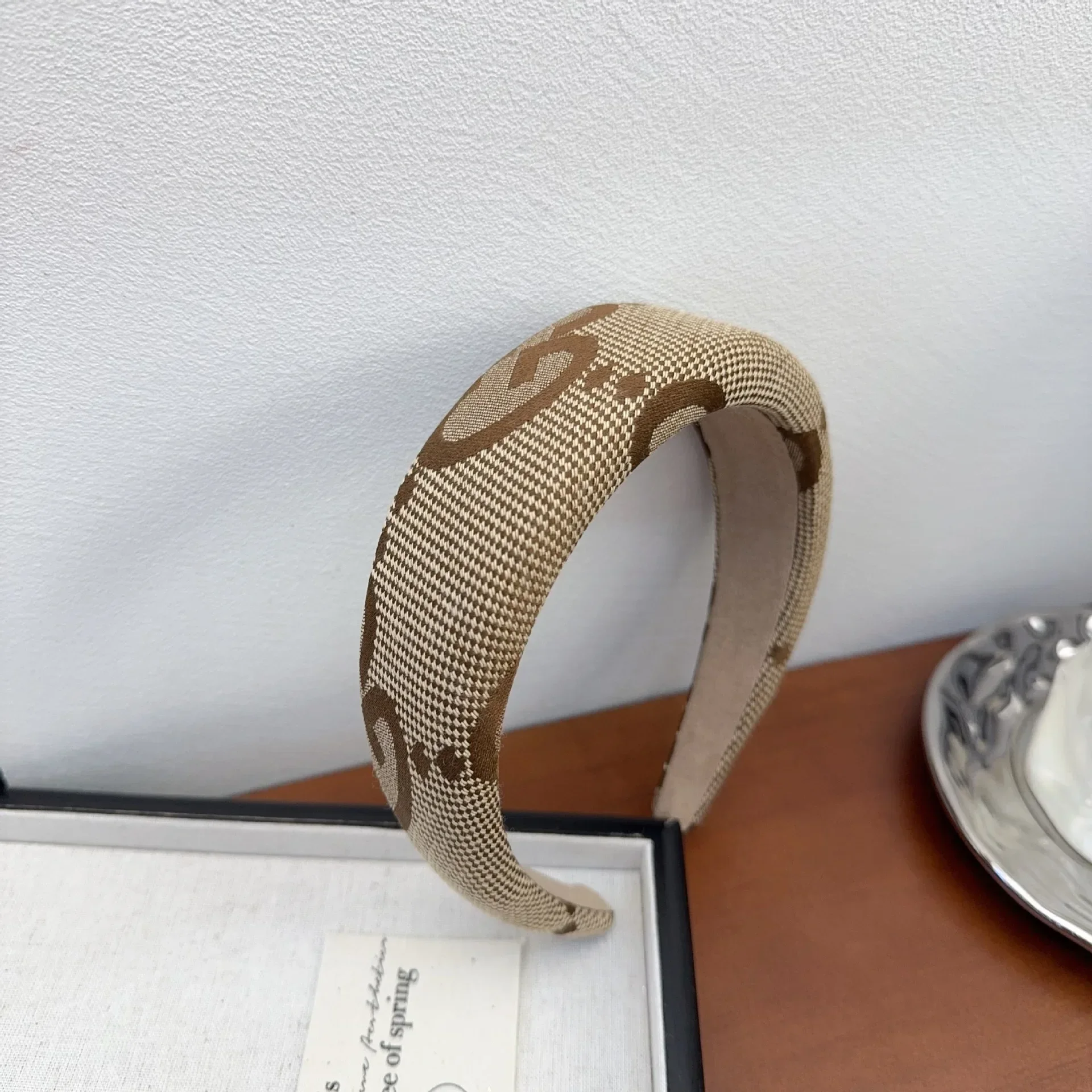 Fashion Green Letters Hair Bands Girls Vintage Elastic Headbands Sponge Hairbands Hair Hoop Korean Accessories for Women