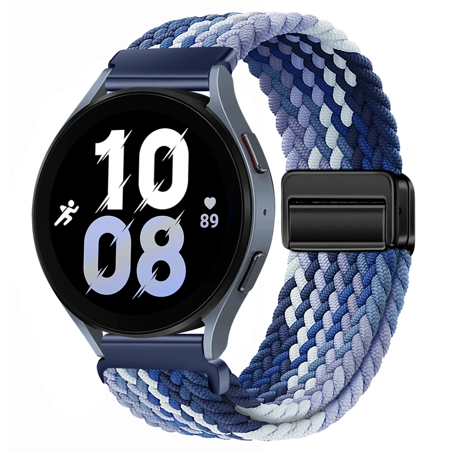Magnetic Braided Nylon Watch Strap - Multiple Sizes Available