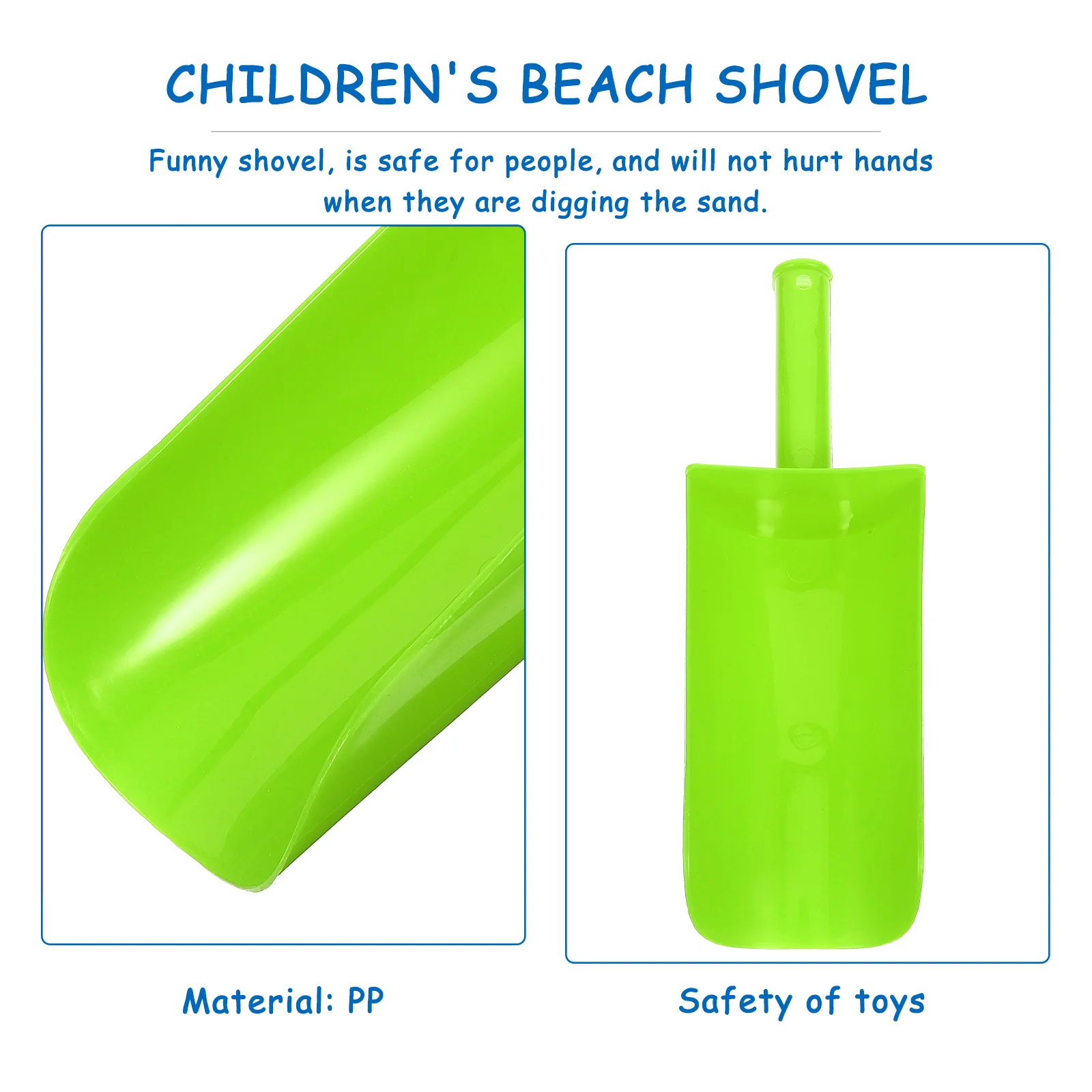 Children's Beach Scoop Kids Toys Spade Small Plastic Shovels For Digging Sand 3