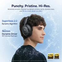 Baseus EH10 NC ANC Wireless Headphones 45dB Adaptive Hybrid Noise Cancelling Headsets Hi-Res LDAC Headphone Bluetooth 6.0 80Hrs - Image 3