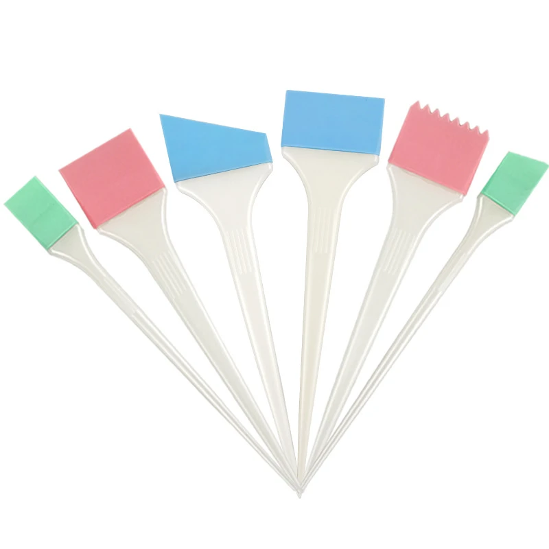 Hair Dye Brushes Detachable Comb Silicone Hair Dyeing Brush Set Hair