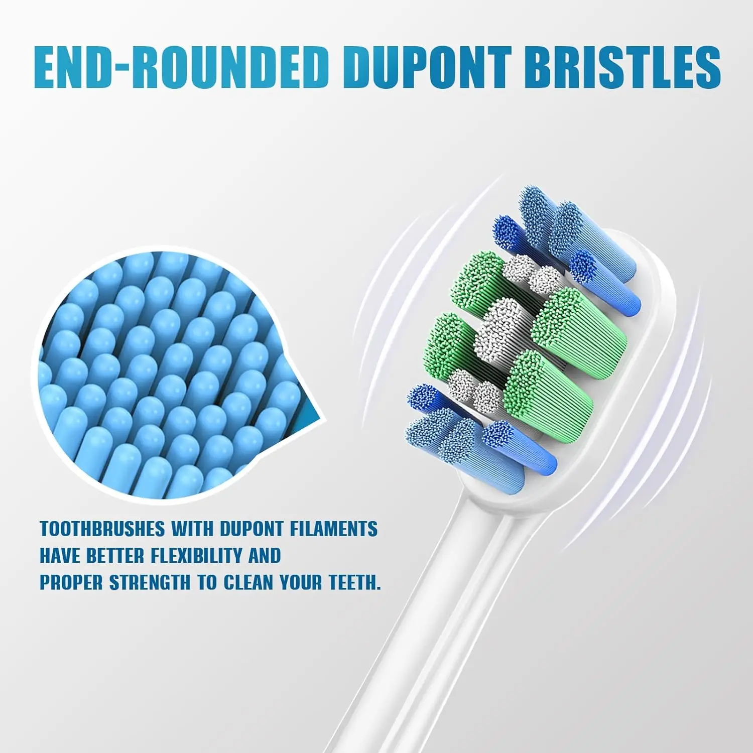 16/20X Toothbrush Replacement Head Compatible with Philips Sonicare 4100 5100 4