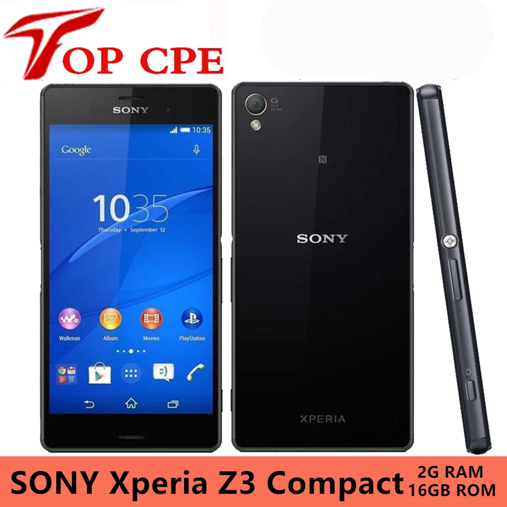 Sony Xperia Z3 Compact D5803 Original Unlocked Gsm 4g Android Smartphone Quad Core 2gb Ram 16gb Storage Wifi Mobile Phone - Mobile Phones - AliExpress