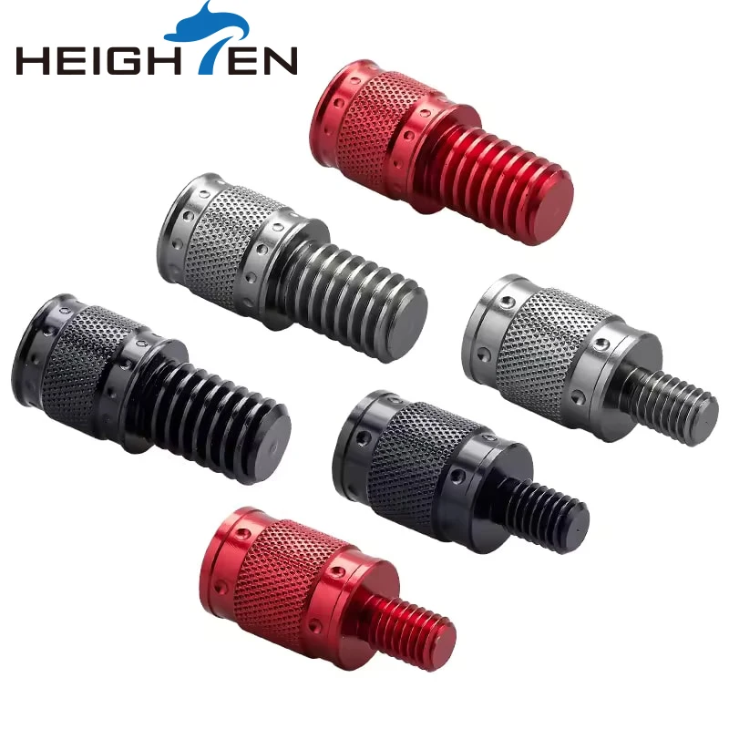 Landing Net Handle Connector 8mm/12mm Thread Adapter Fishing Tackle Aluminum Alloy fishing landing net fishing net