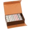 Portable Chinese Traditional Travel Travel Set Game Set Chinese Mah Mini Jongg Portable Tiles Sets Travel Jong Majiang Kit 1
