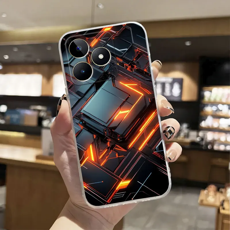 Marble Clear Shockproof Silicone Phone Case - Soft TPU Bumper