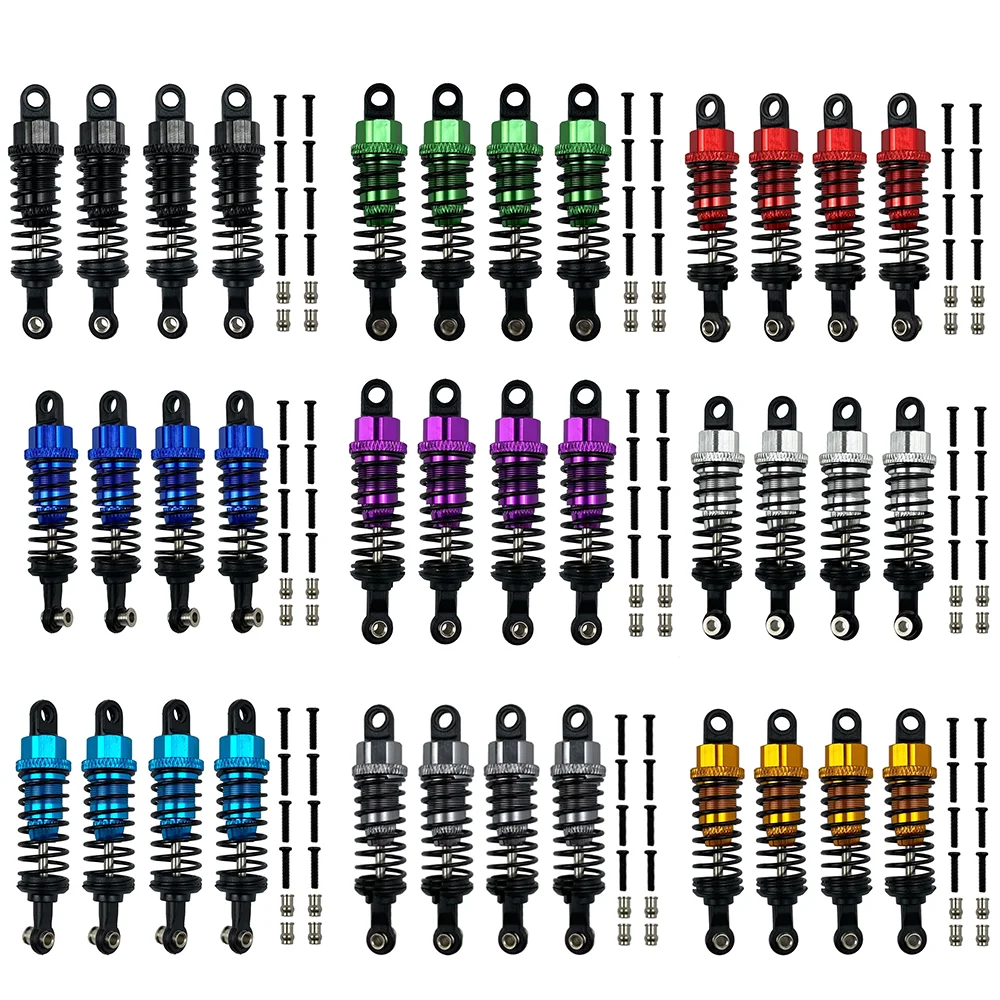 알루미늄 완충기 업그레이드 부품, Wltoys A959 A969 A979 K929 및 WPL C14 C24 및 MN D90 D91 99S RC카 리모컨